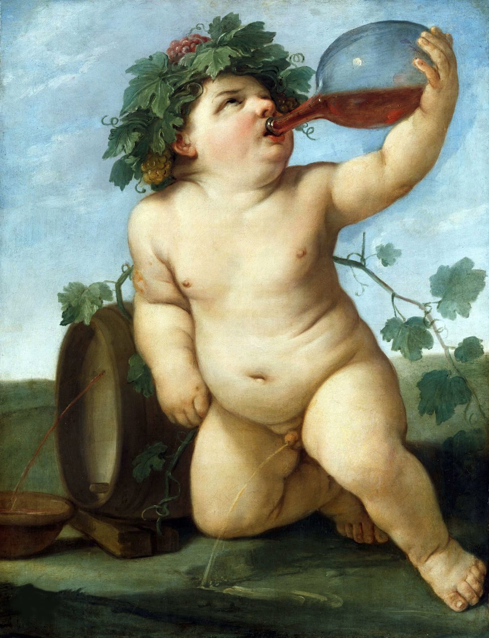 Bacchus buveur, c. 1623 - Guido Reni