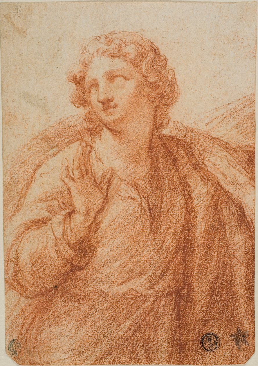 Figure drapée en demi-longueur - Guido Reni