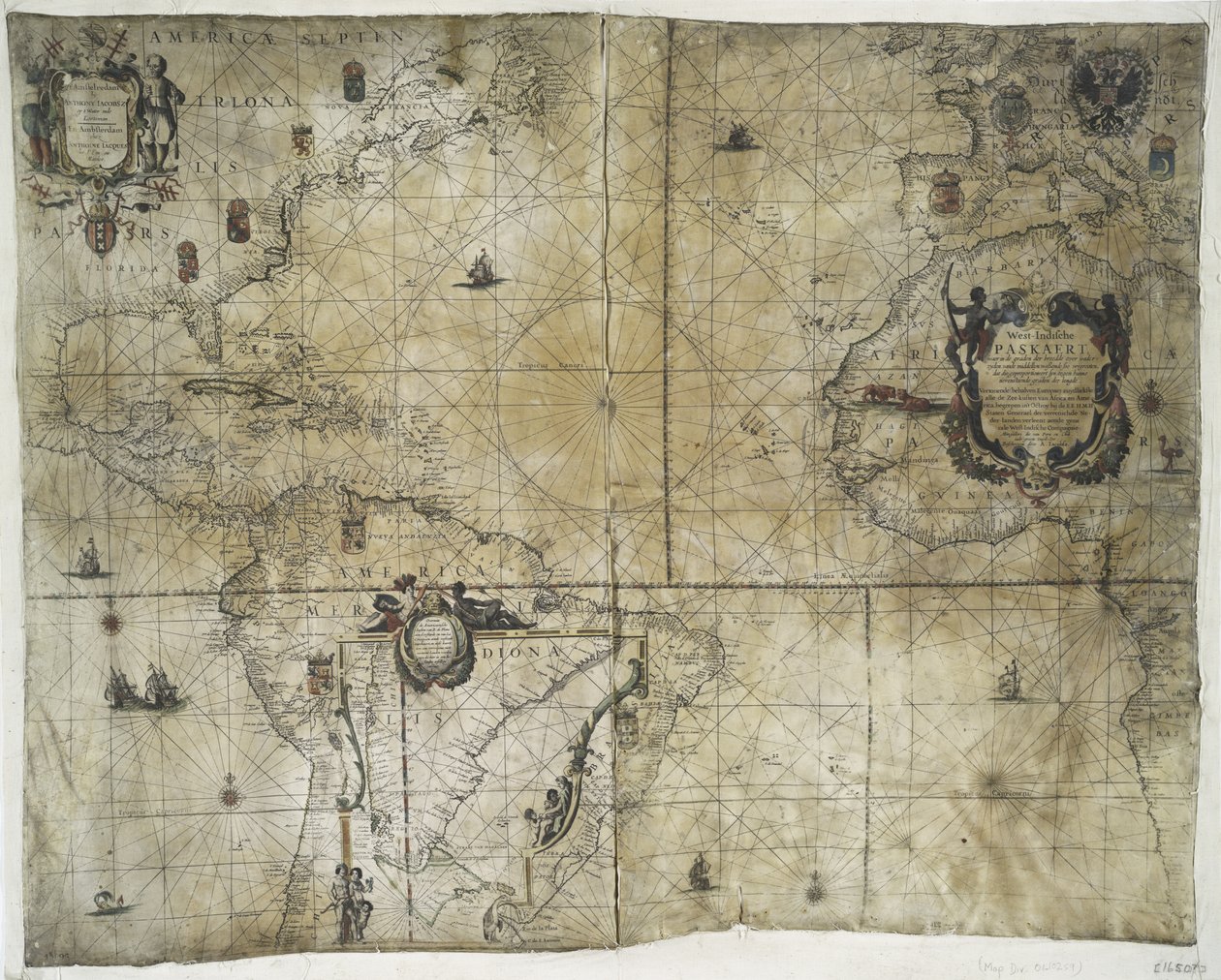 Possessions territoriales de la Compagnie néerlandaise des Indes occidentales, 1710 - Guillaume and Jean Bleau