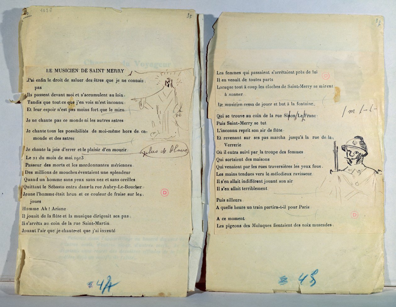 Copie annotée et illustrée de 