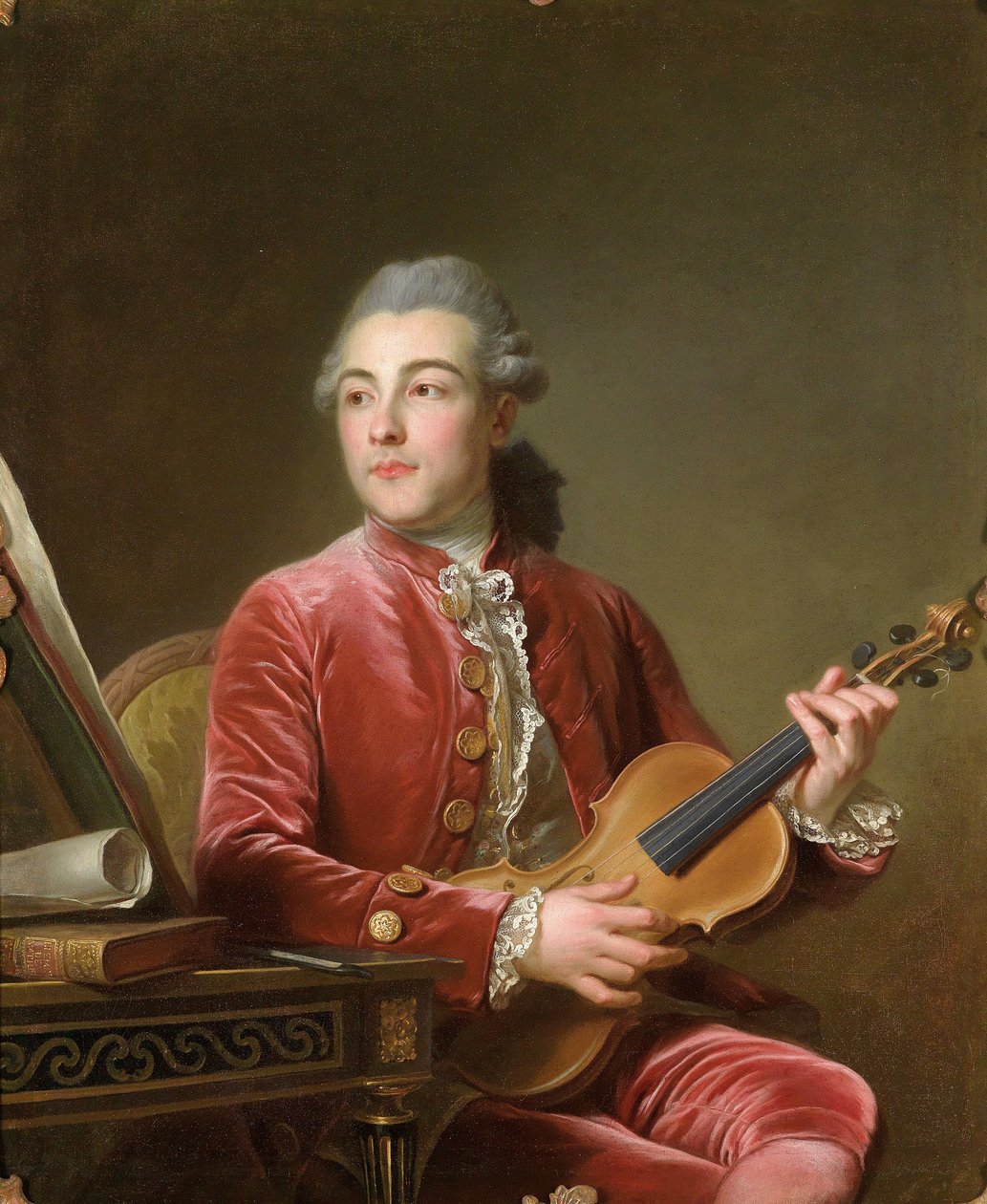 Homme avec violon - Guillaume Voiriot