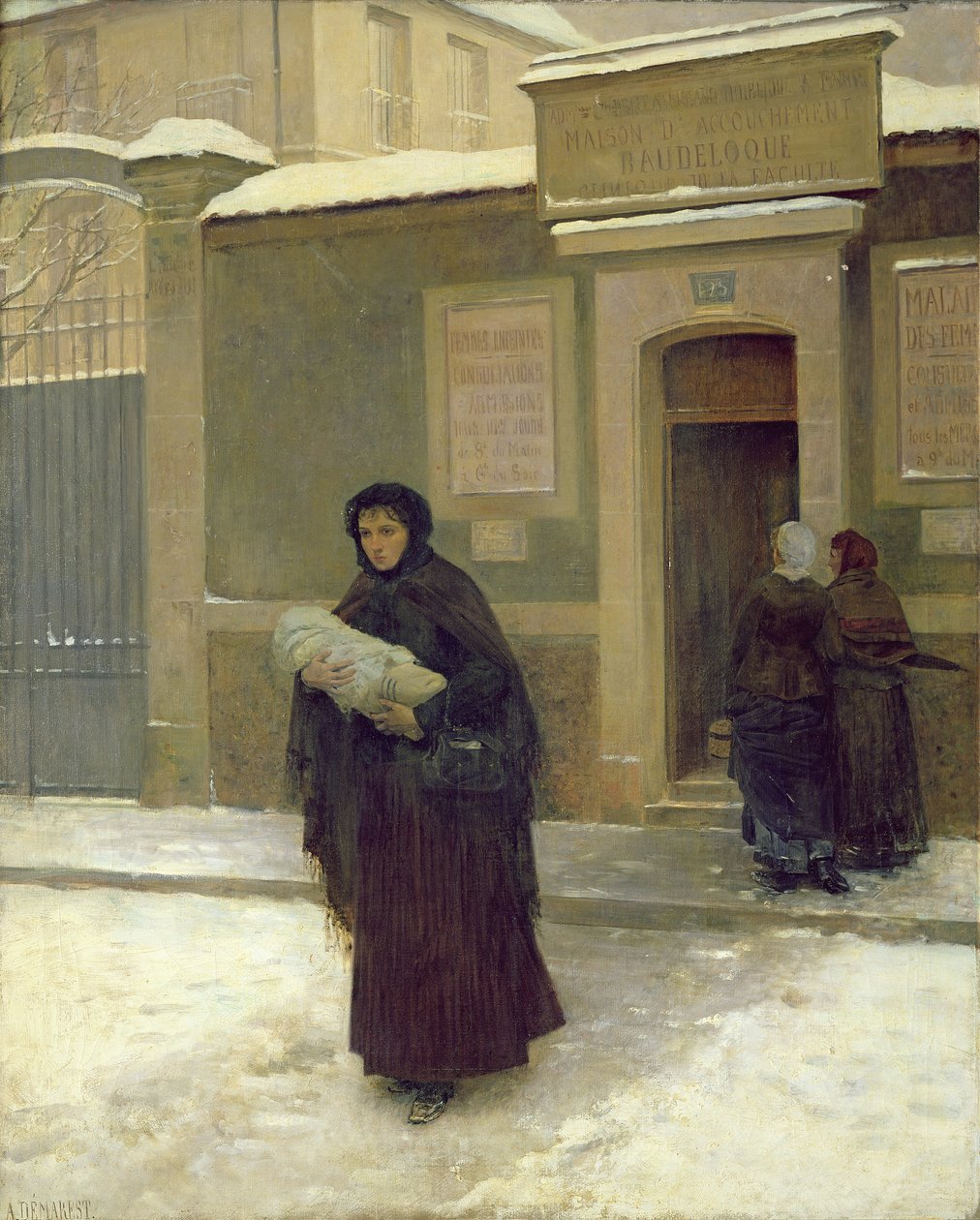 Sortie de la maternité - Guillaume Albert Demarest
