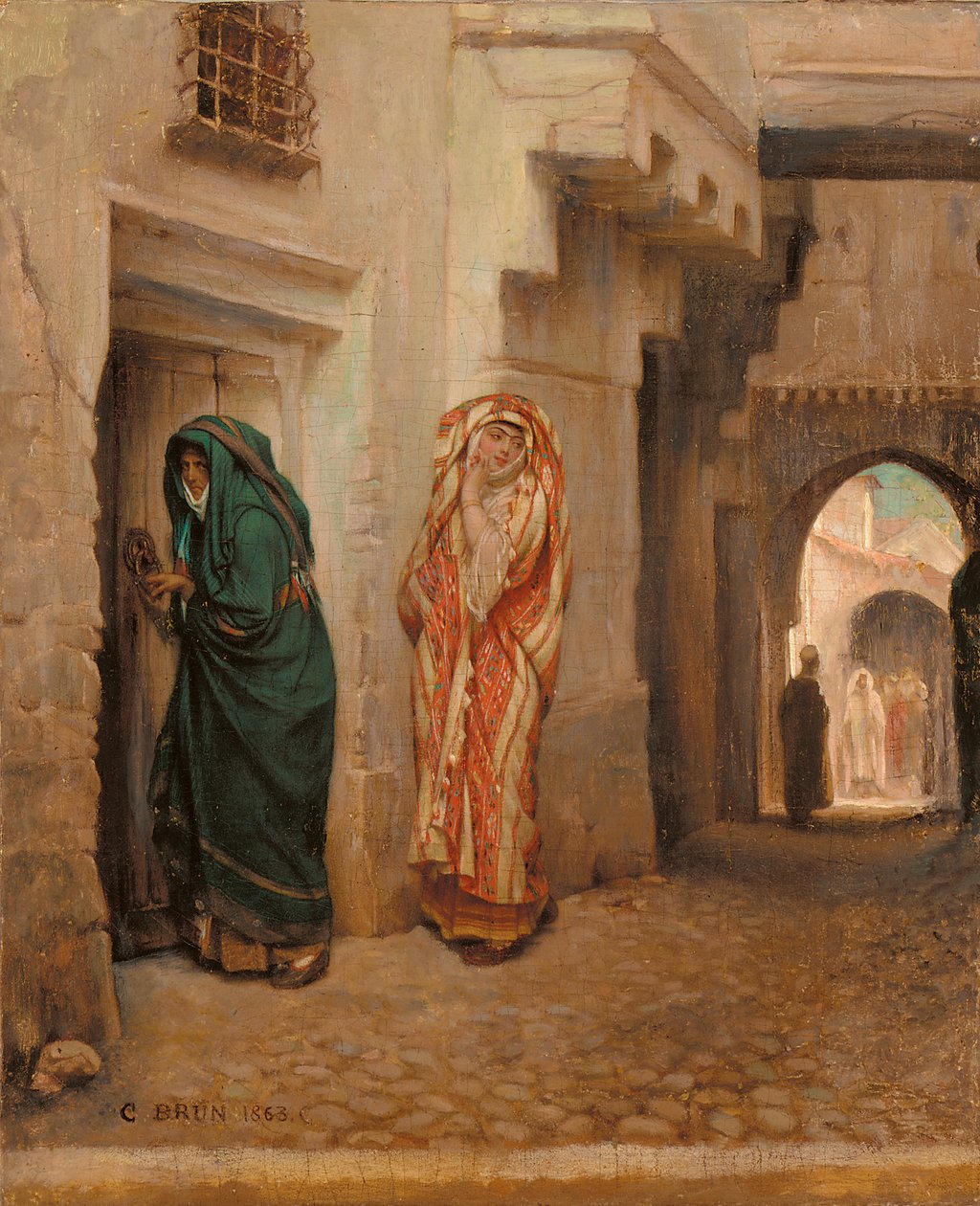 Un Rendez-vous Secret, 1863 - Guillaume Charles Brun