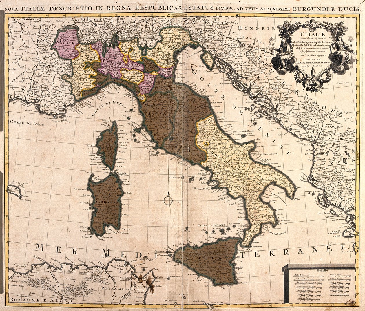 Italie, France (Région : Rhône-Alpes), Croatie (Comté d