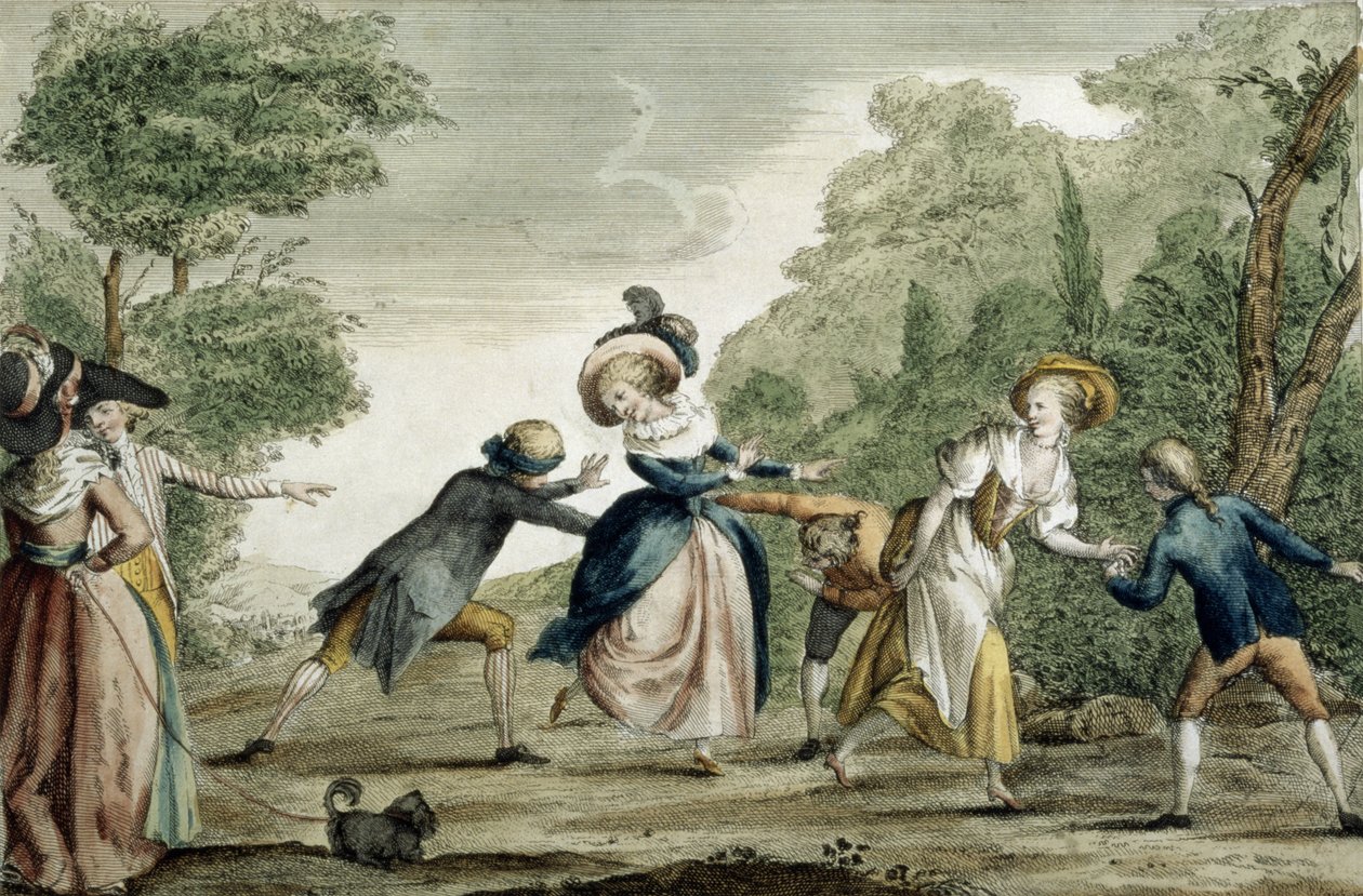 Jeux florentins, colin-maillard - Guiseppe Piattoli