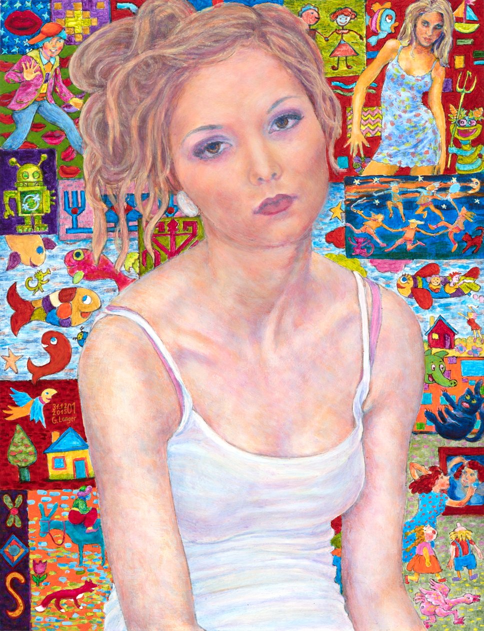 Portrait, Couleurs de la vie - Gunter Langer