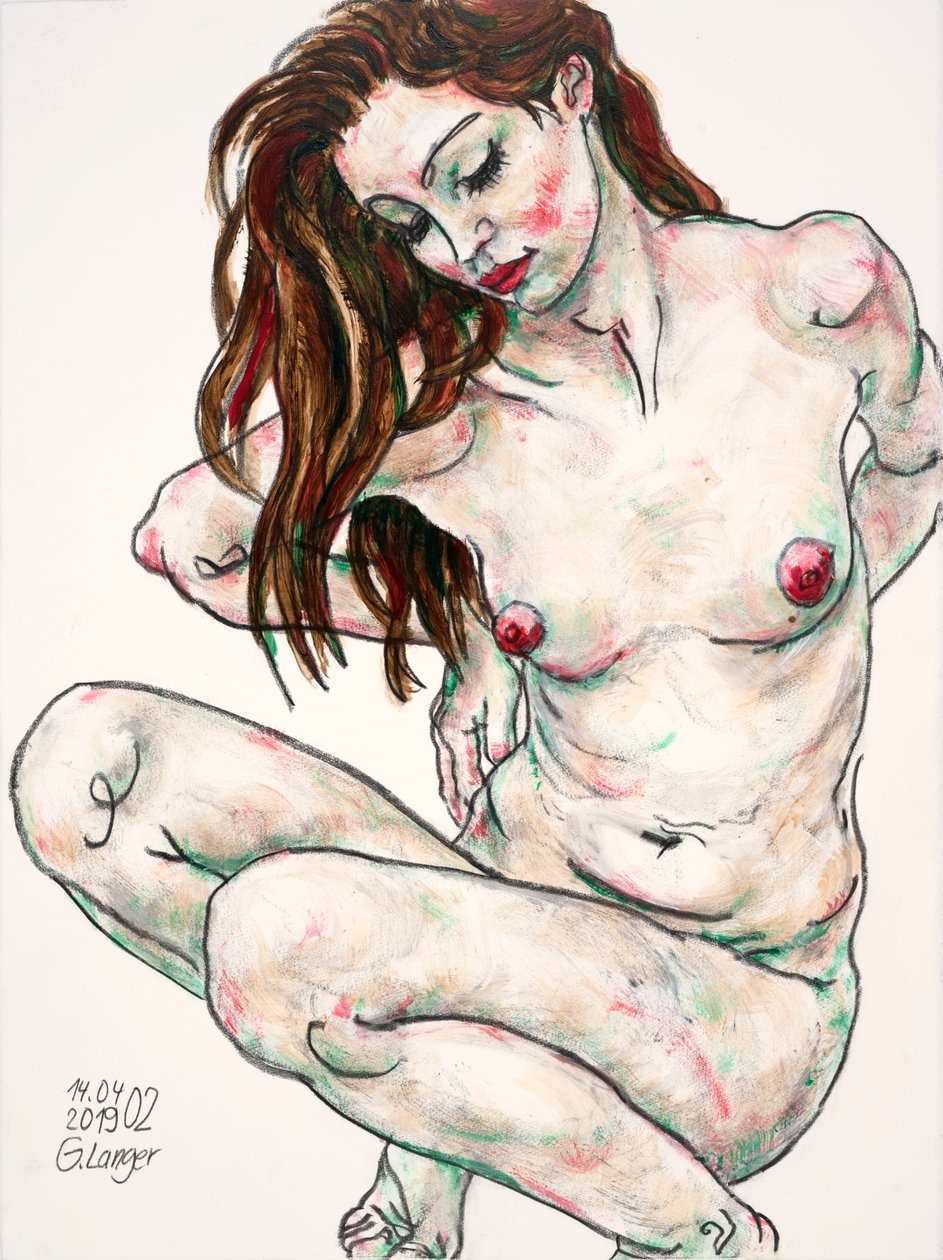 Nu féminin, sentiments - Gunter Langer