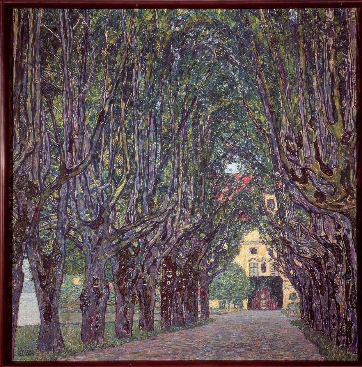 Allée dans le manoir Kammer, Haute-Autriche - Gustav Klimt