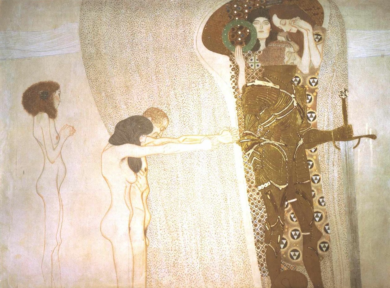 Frise Beethoven - Désir de bonheur - Gustav Klimt
