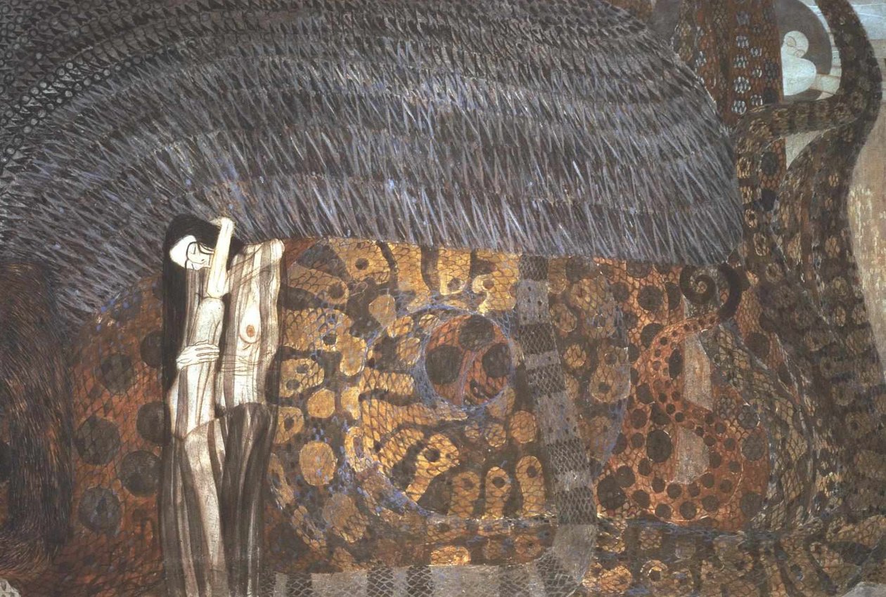 Frise Beethoven - Douleur dévorante - Gustav Klimt