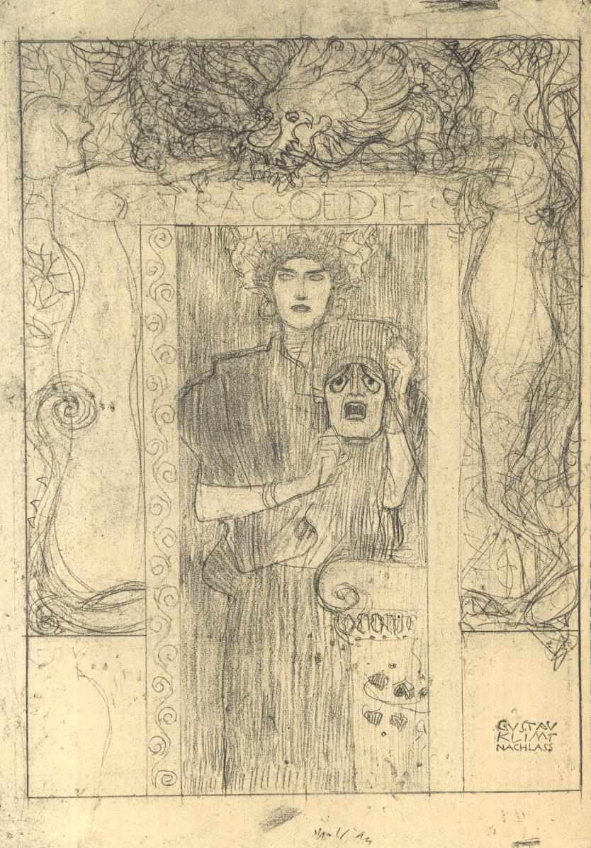 Esquisse pour la tragédie - Gustav Klimt