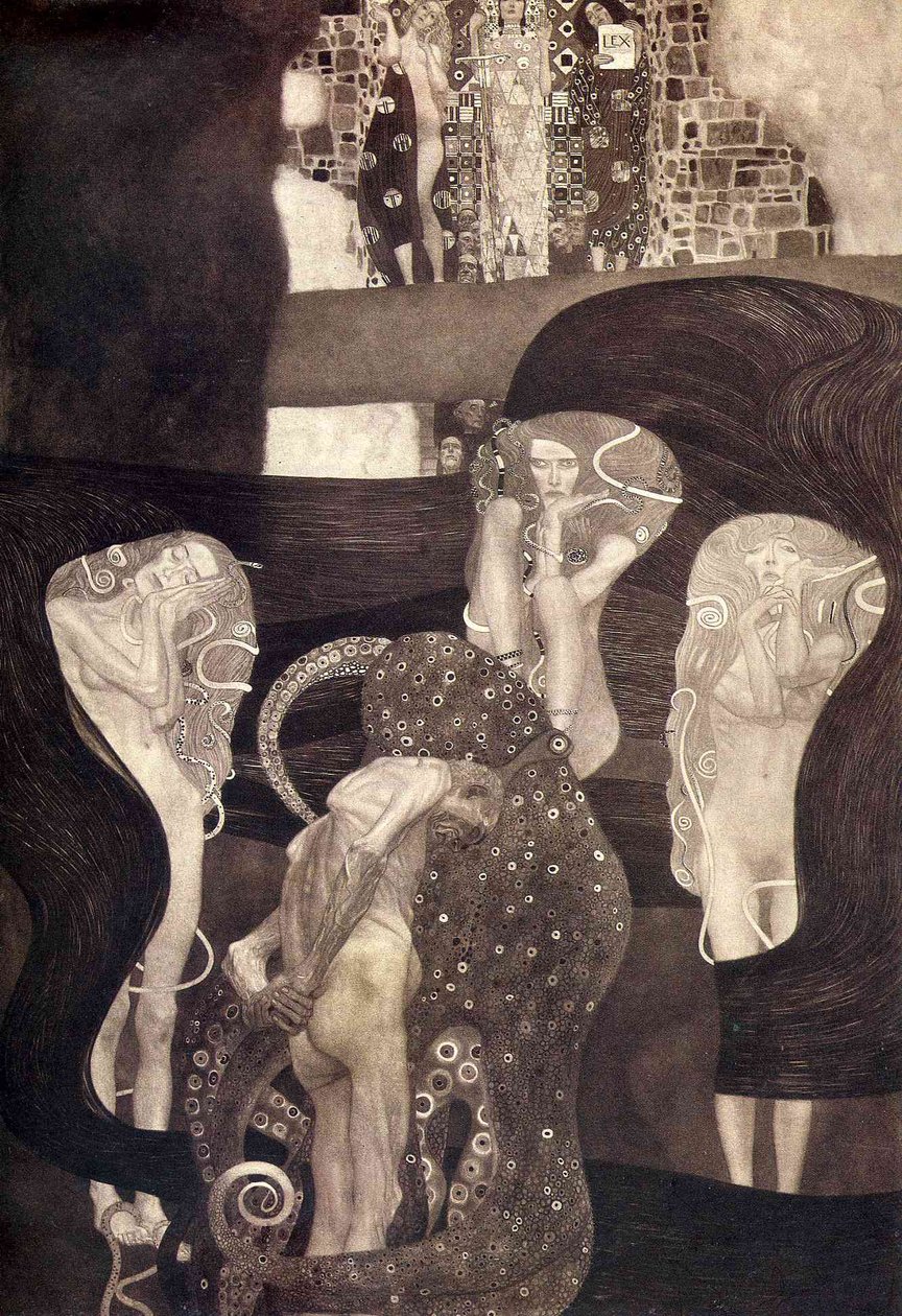 Jurisprudence état final 1907 - Gustav Klimt