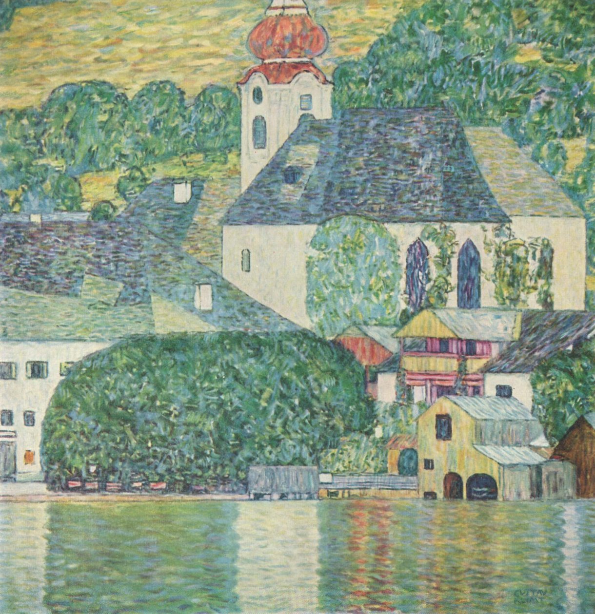 Église à Unterach am Attersee - Gustav Klimt