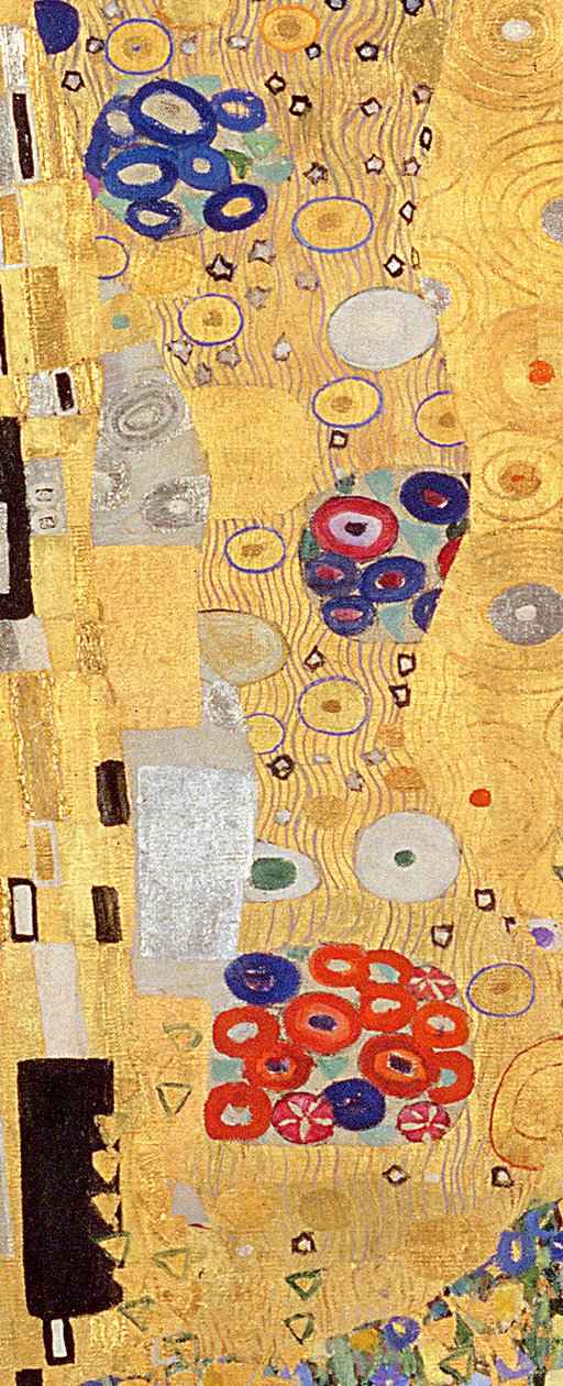 Le Baiser, 1907-08 (détail) - Gustav Klimt