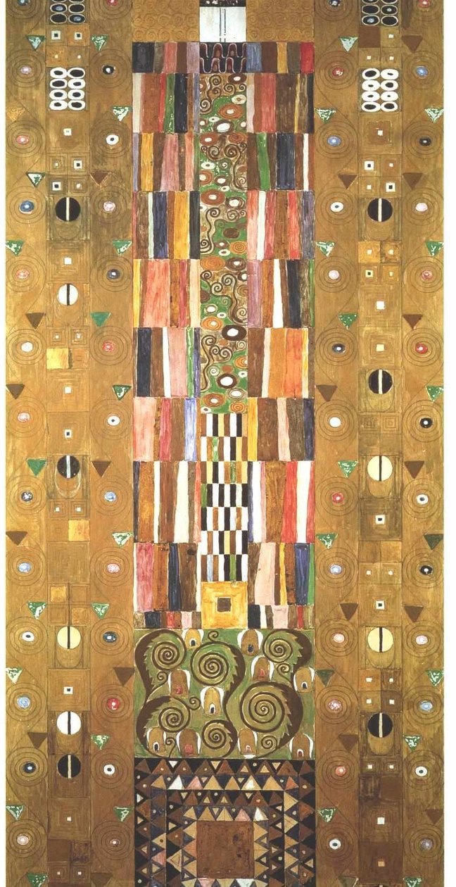 Modèle pour la frise Stoclet à la fin du mur - Gustav Klimt