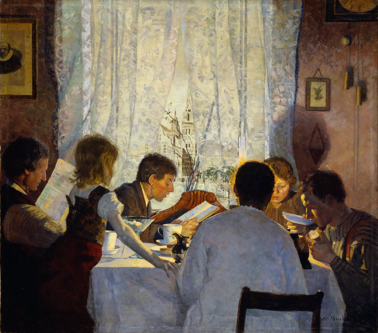Petit-déjeuner II. La famille de l