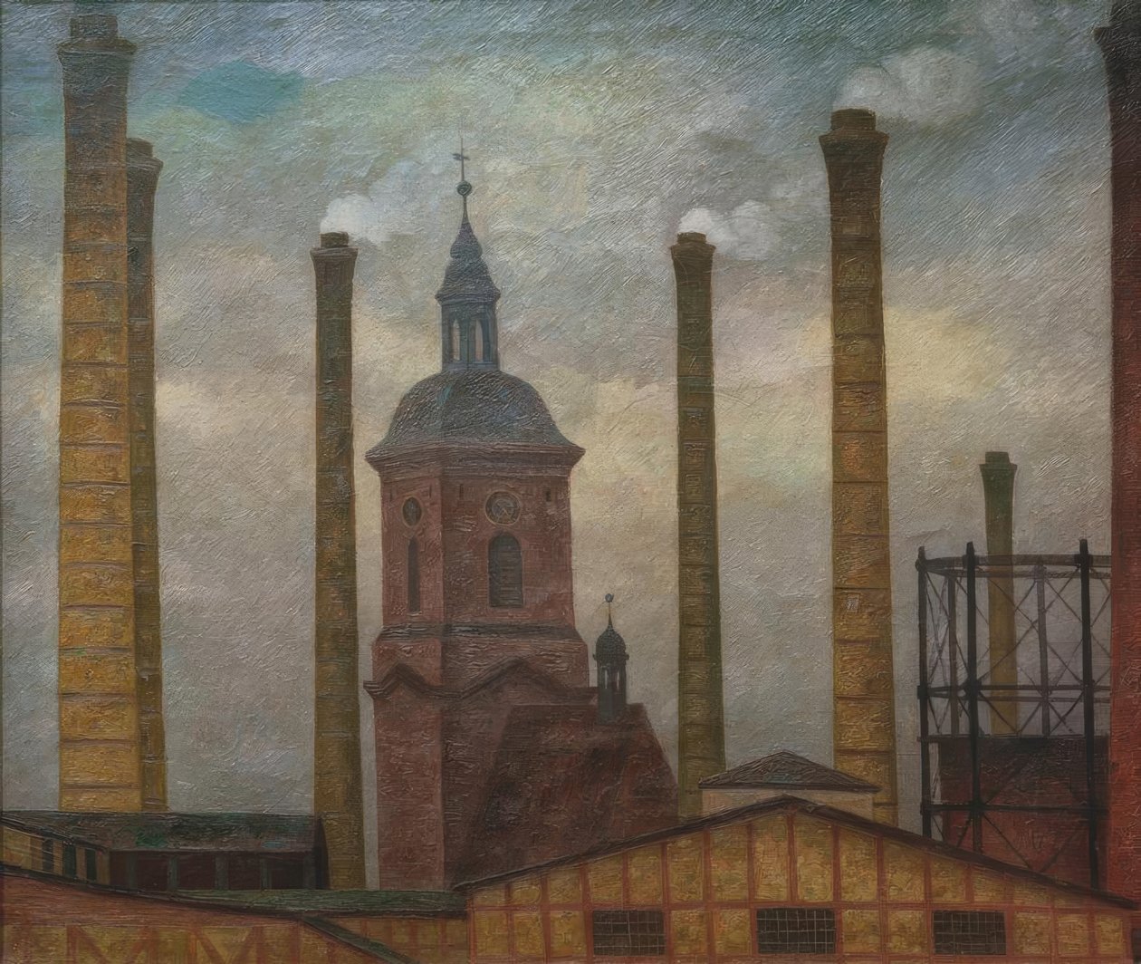G.Wunderwald, Église et usine - Gustav Wunderwald