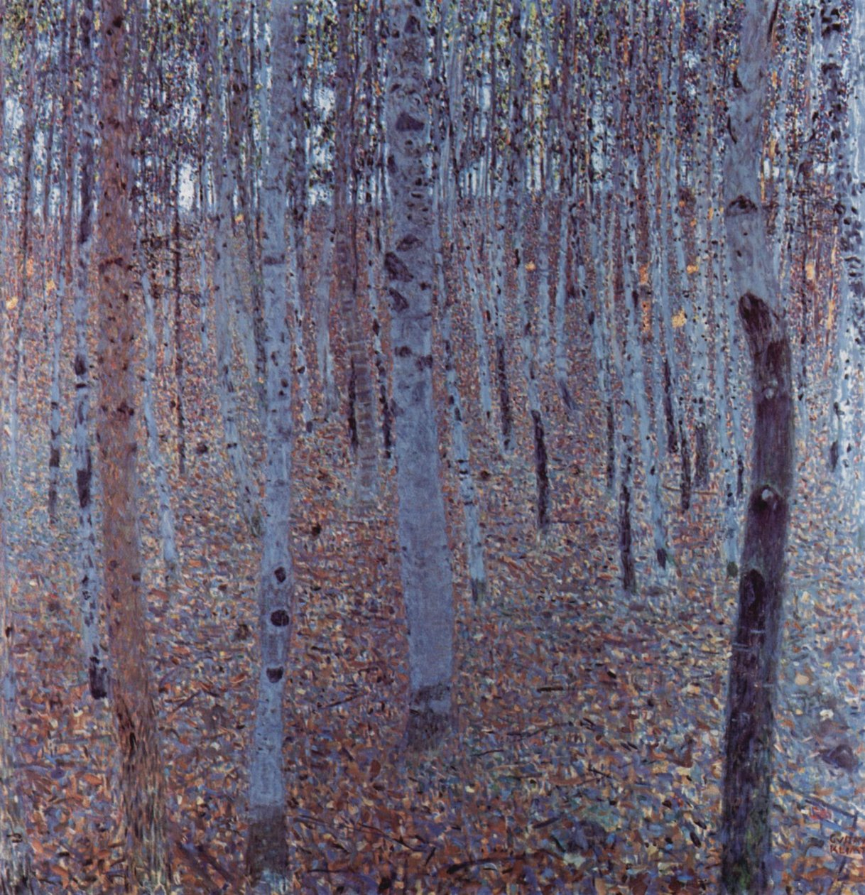 Forêt de hêtres - Gustav Klimt