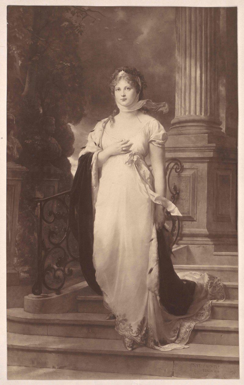 Princesse de Mecklembourg-Strelitz Louise - Gustav Karl Ludwig Richter