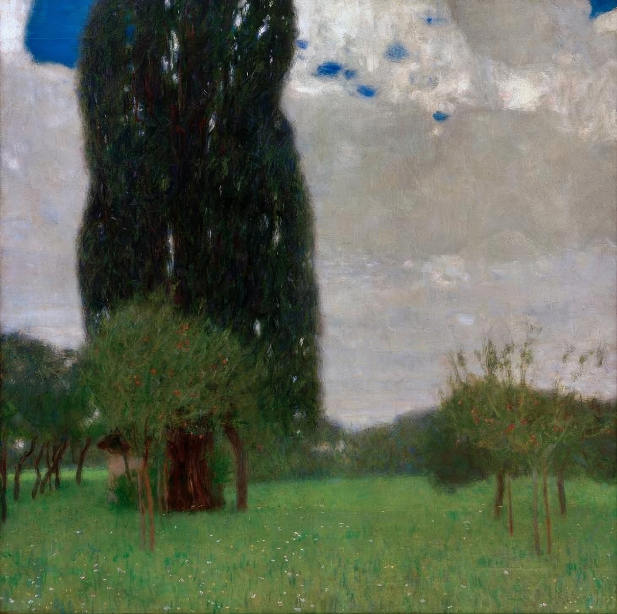 Le grand peuplier I - Gustav Klimt