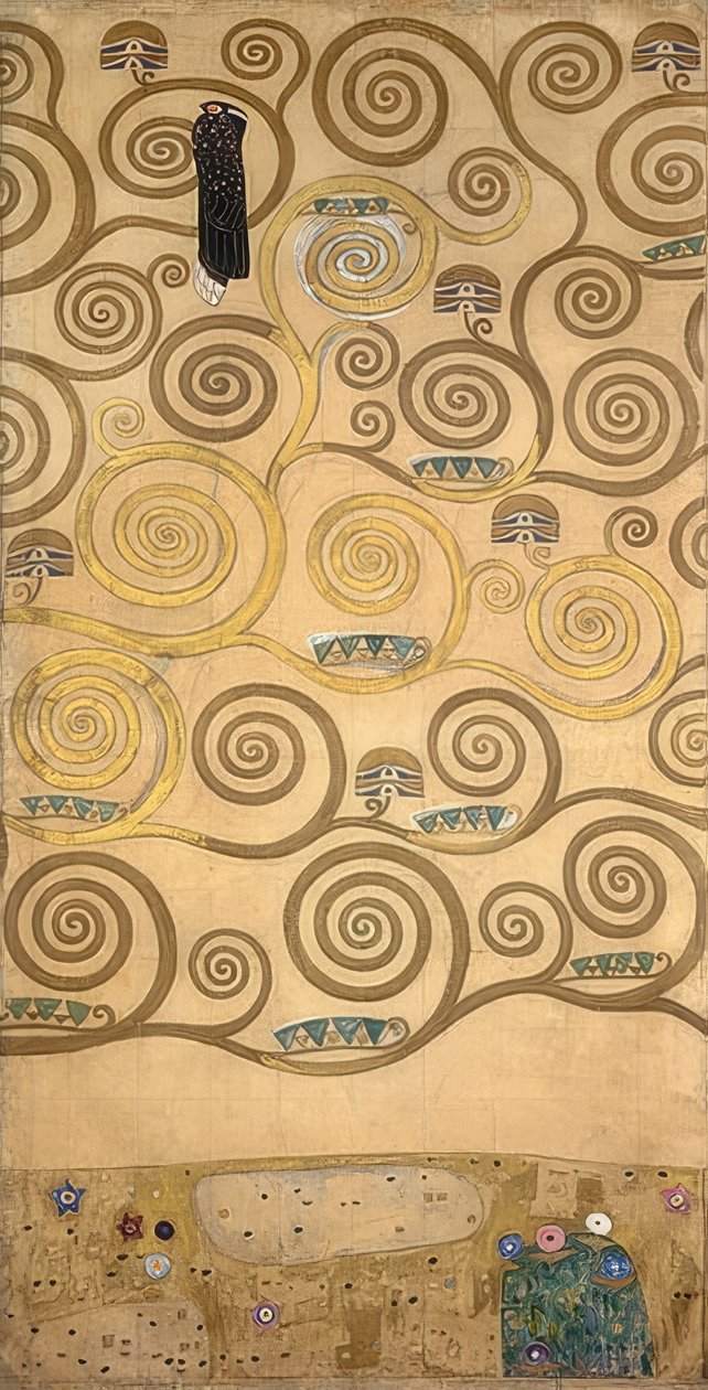 Projet pour la frise Stoclet (détail) - Gustav Klimt