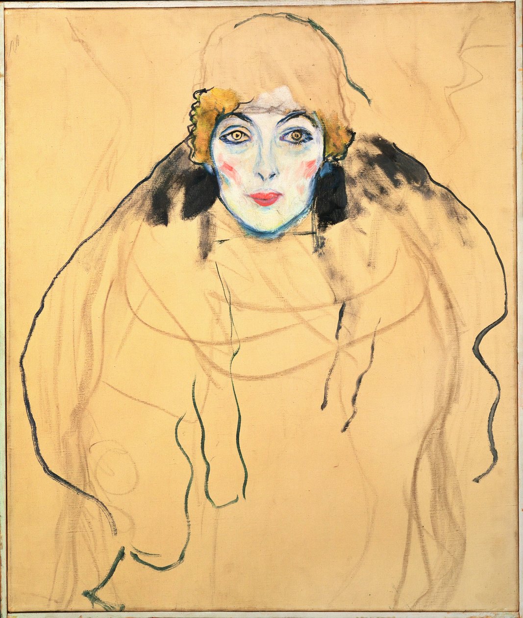 Tête de femme - Gustav Klimt