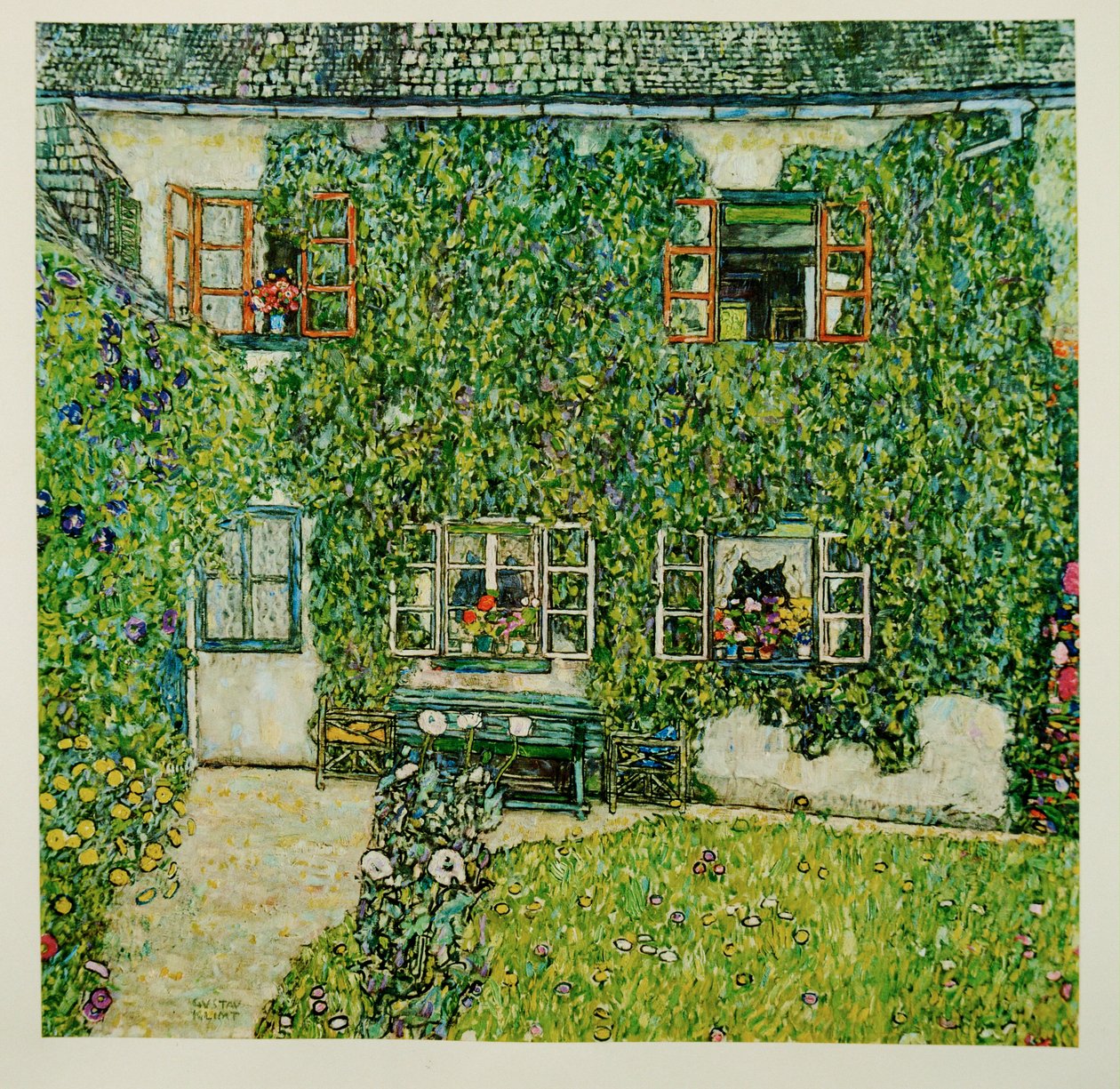 Maison forestière à Weissenbach sur le lac Attersee - Gustav Klimt