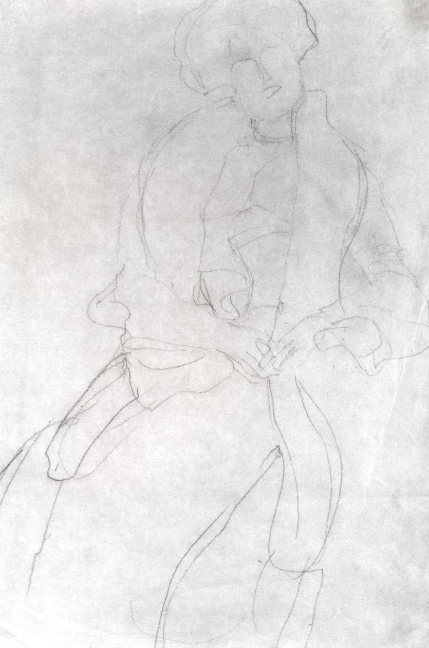 Femme assise avec un boa (Adele Bloch-Bauer) - Gustav Klimt