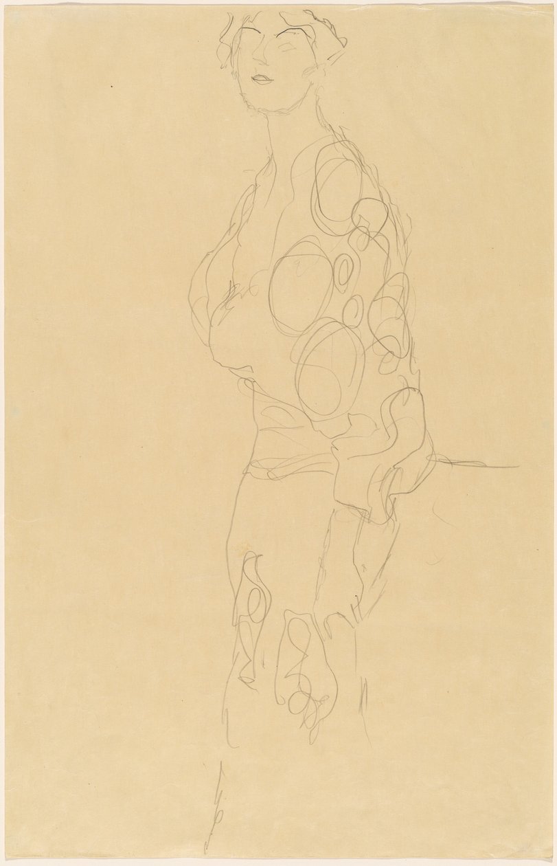 Femme debout - Gustav Klimt