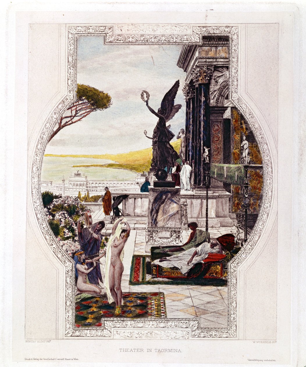 Burgtheatre de Vienne (Théâtre de la Cour) - Gustav Klimt