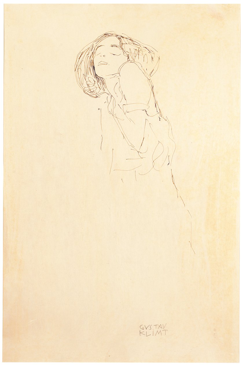 Femme de Gauche - Gustav Klimt