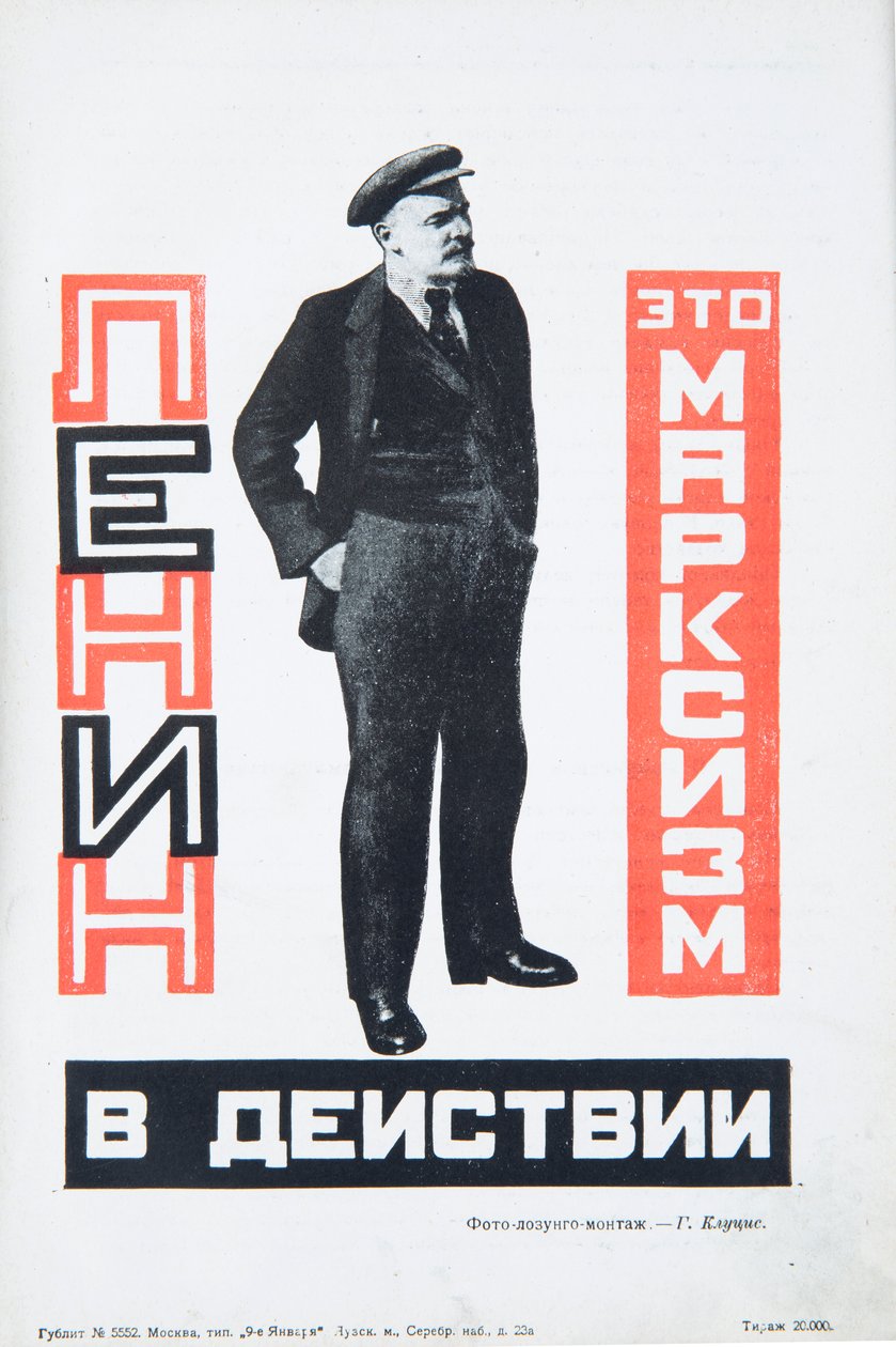 Vladimir Lénine - Gustav Klutsis