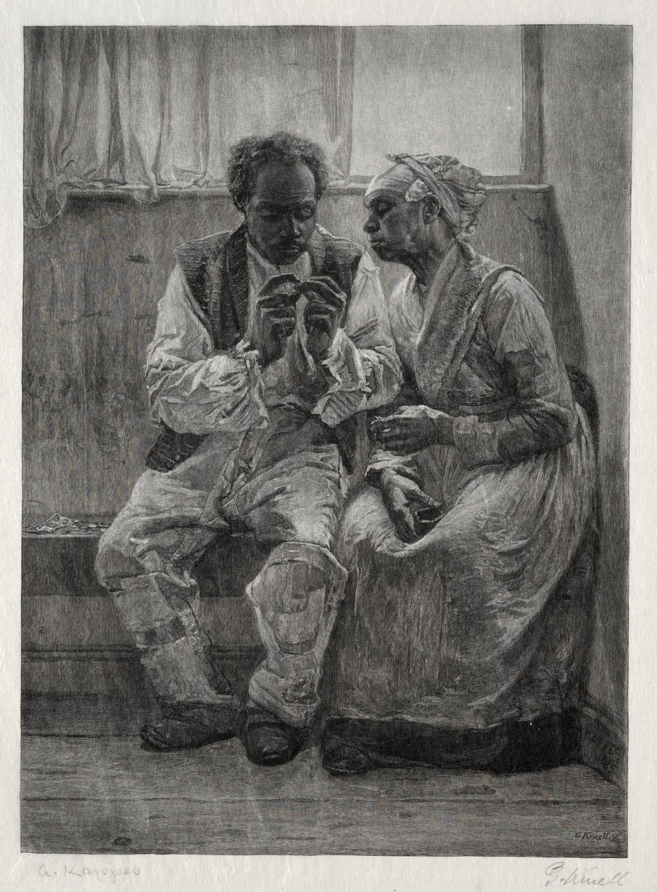Jour de loyer, 1887 - Gustav Kruell