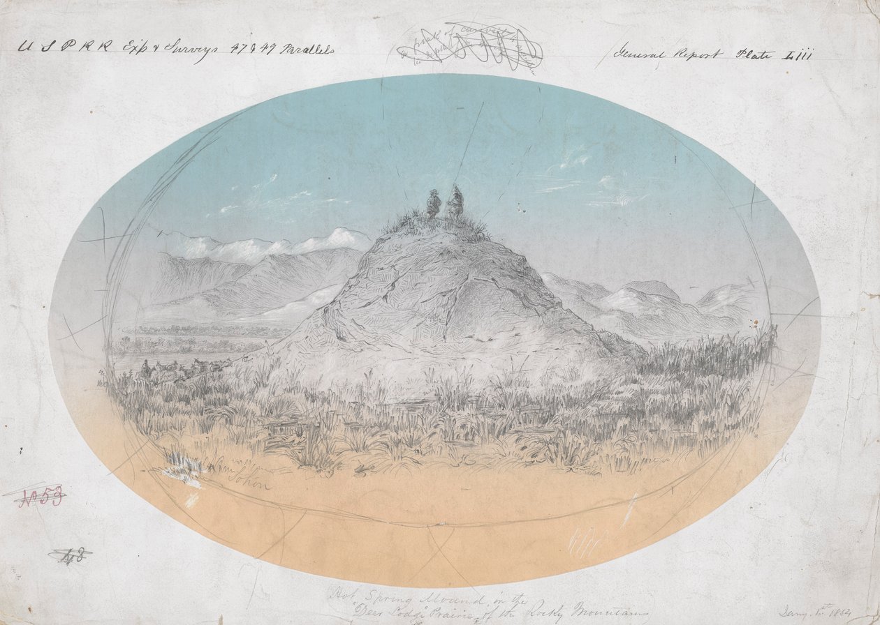 Monticule de source chaude - Gustav Sohon