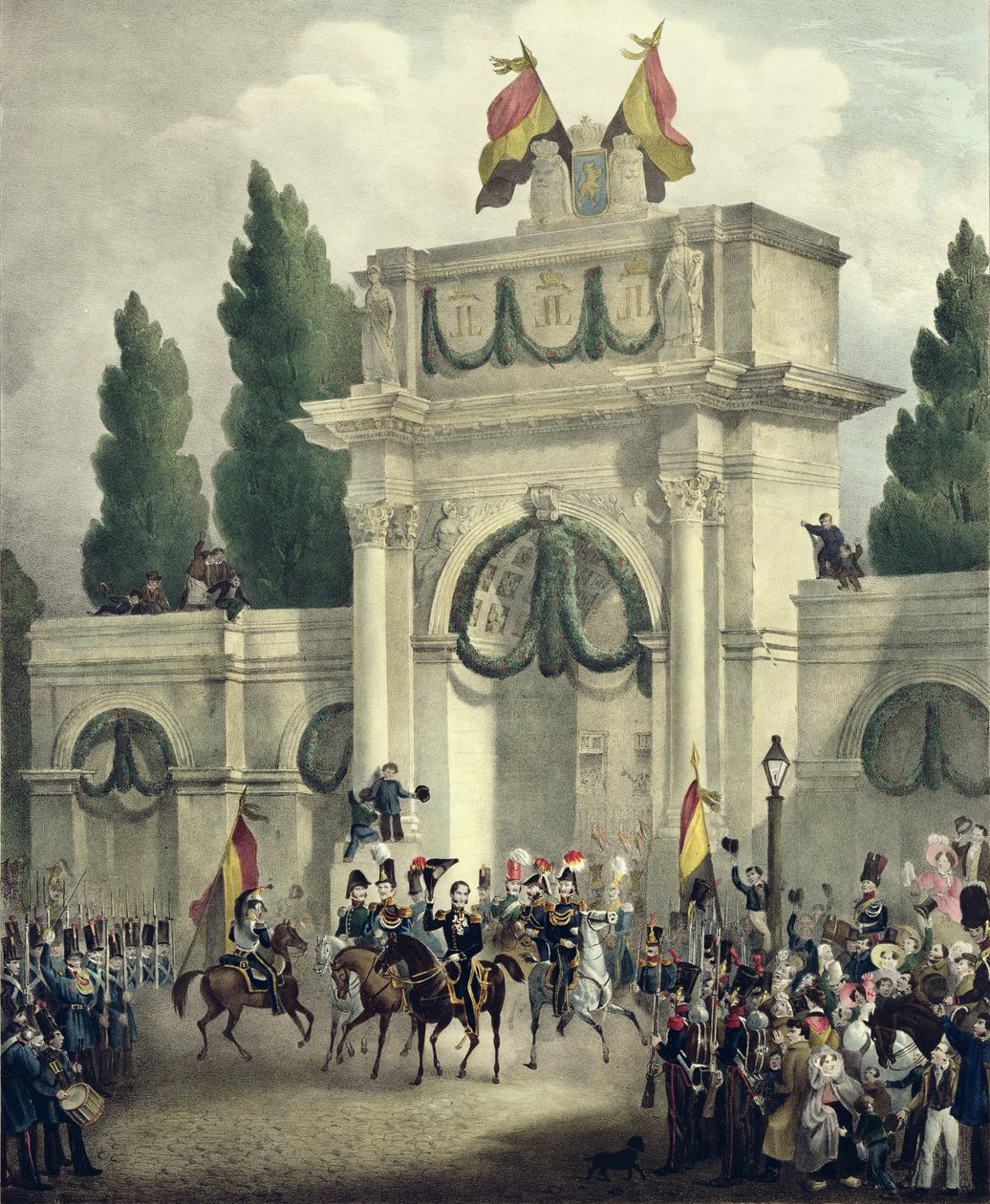 Entrée du prince Léopold de Saxe-Cobourg-Gotha à Bruxelles, 21 juillet 1831 - Gustave Adolphe Simoneau