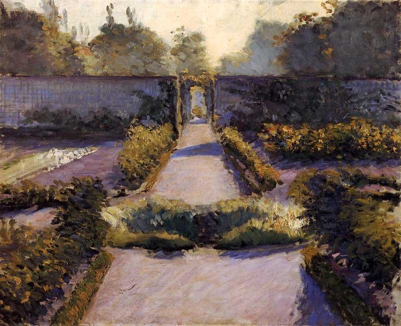 Le potager, Yerres - Gustave Caillebotte