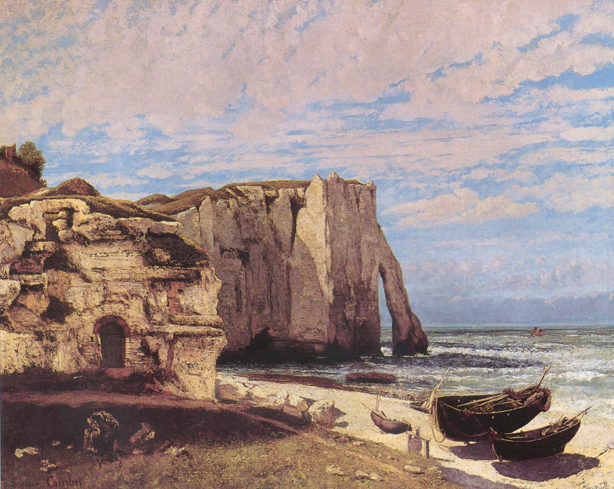 Falaises à Étretat après la tempête - Gustave Courbet