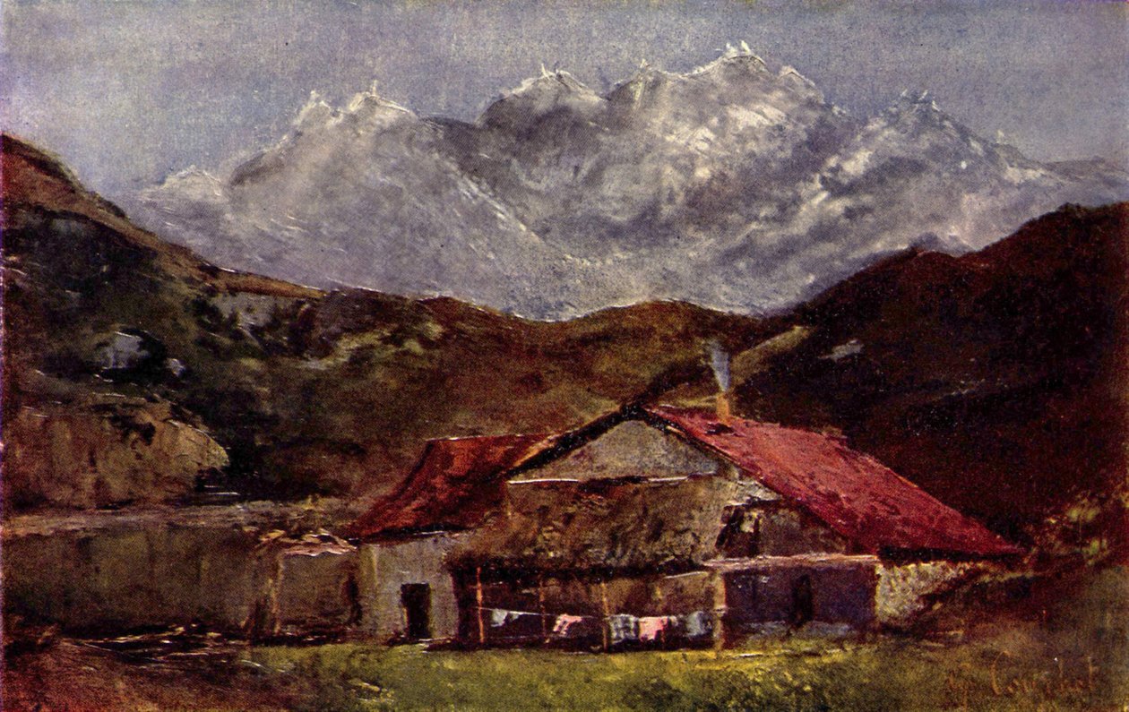 La Cabane de montagne - Gustave Courbet