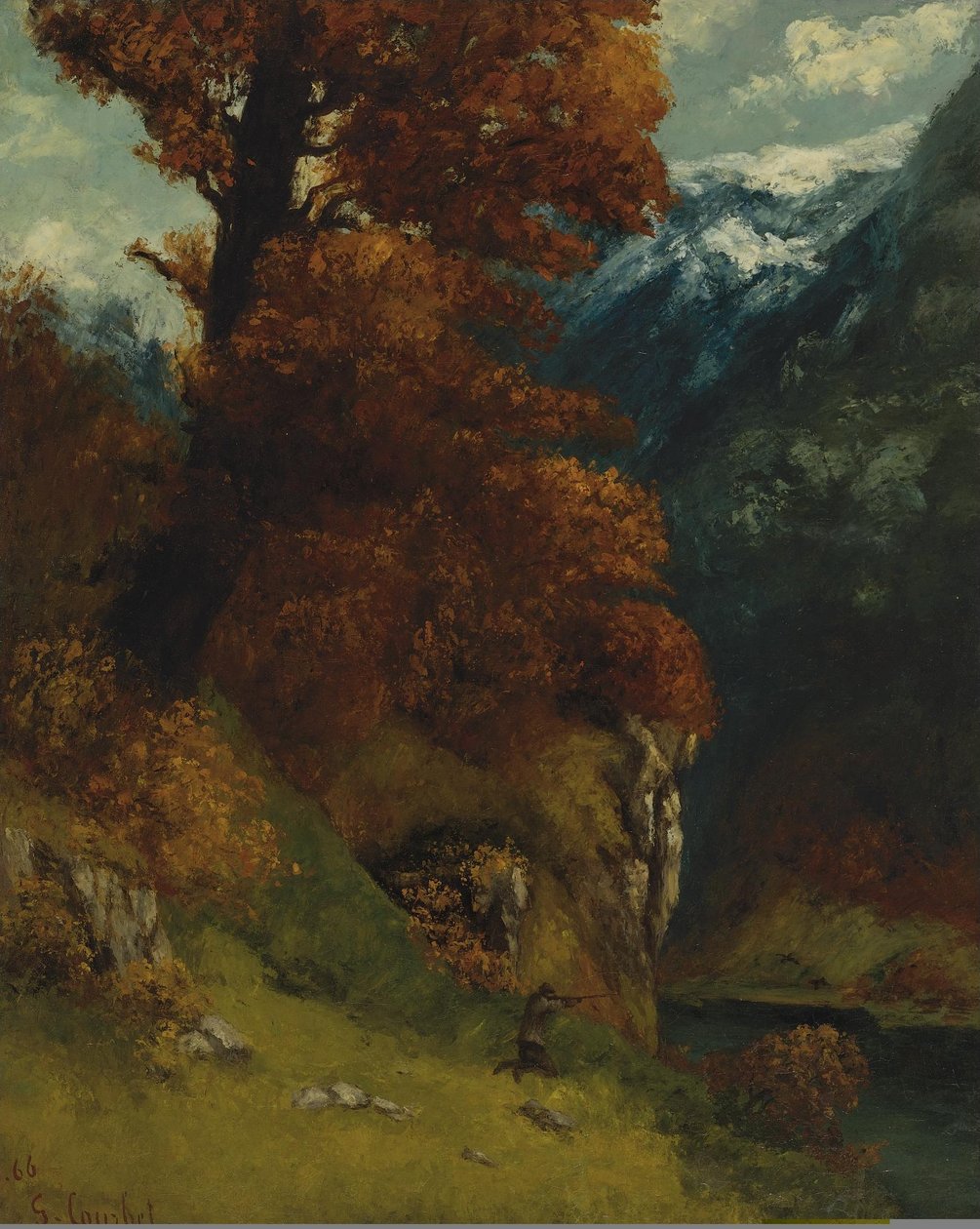 Le Chasseur - Gustave Courbet