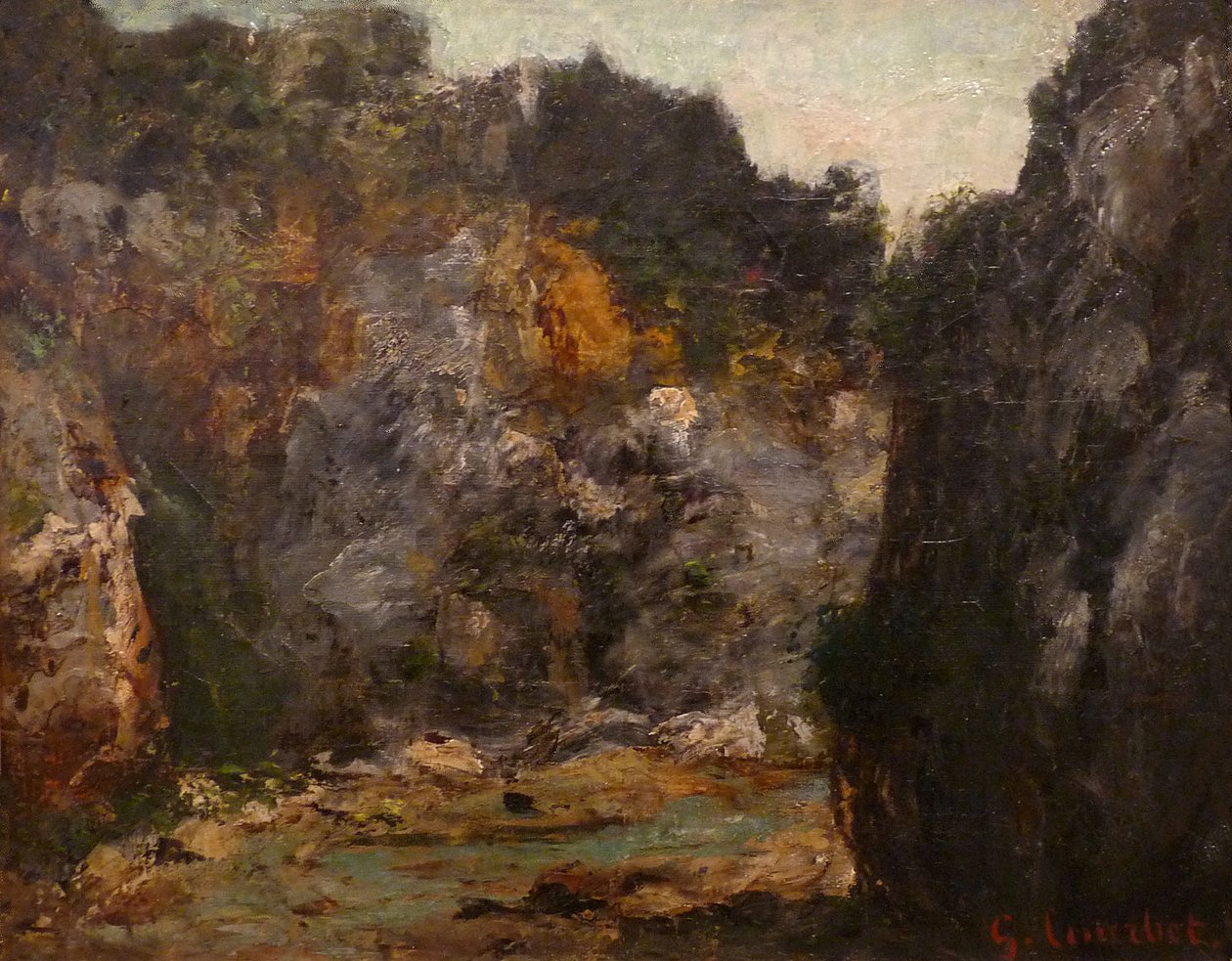 Le Défilé - Gustave Courbet