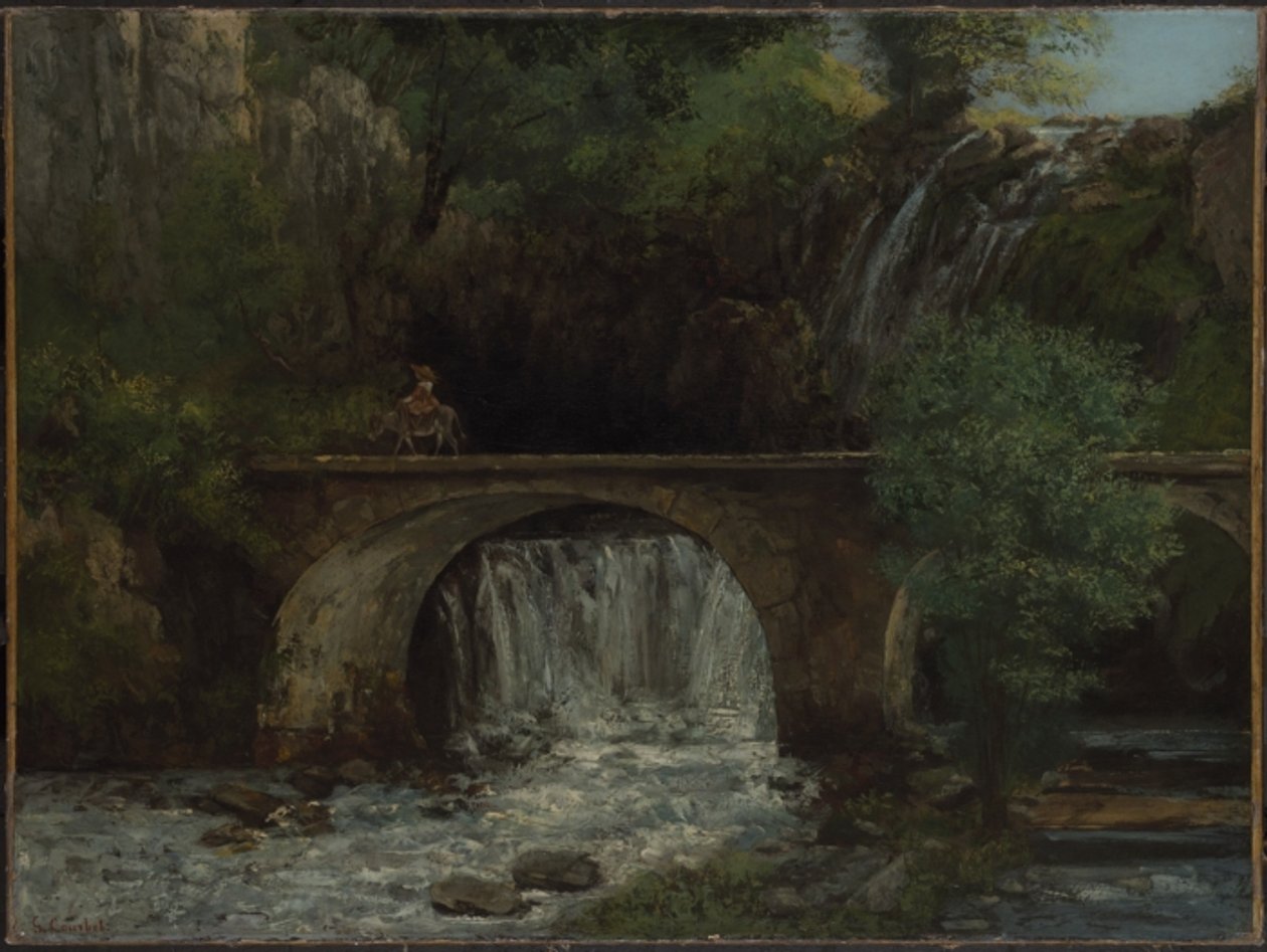 Le Grand Pont - Gustave Courbet