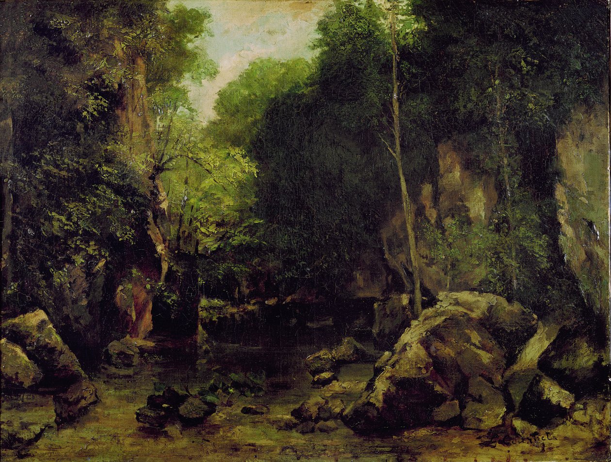 Le Puits-Noir, Doubs - Gustave Courbet
