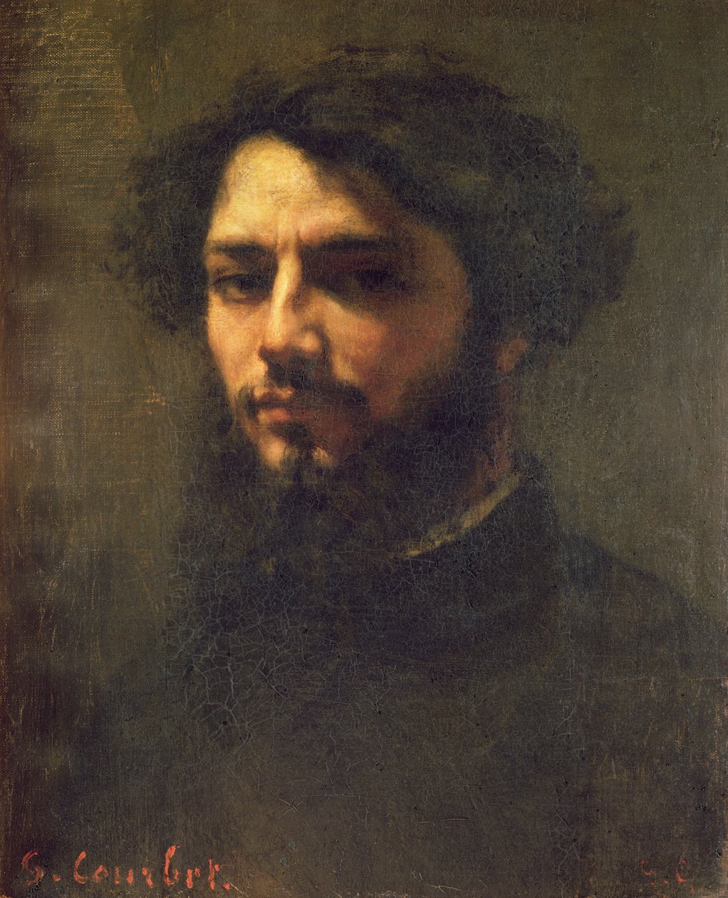 Autoportrait - Gustave Courbet