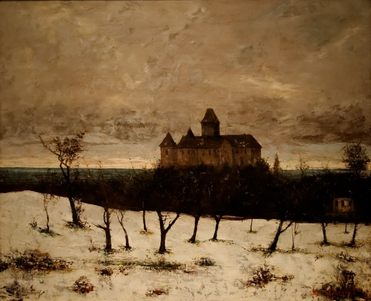 Le Château de Blonay - Gustave Courbet