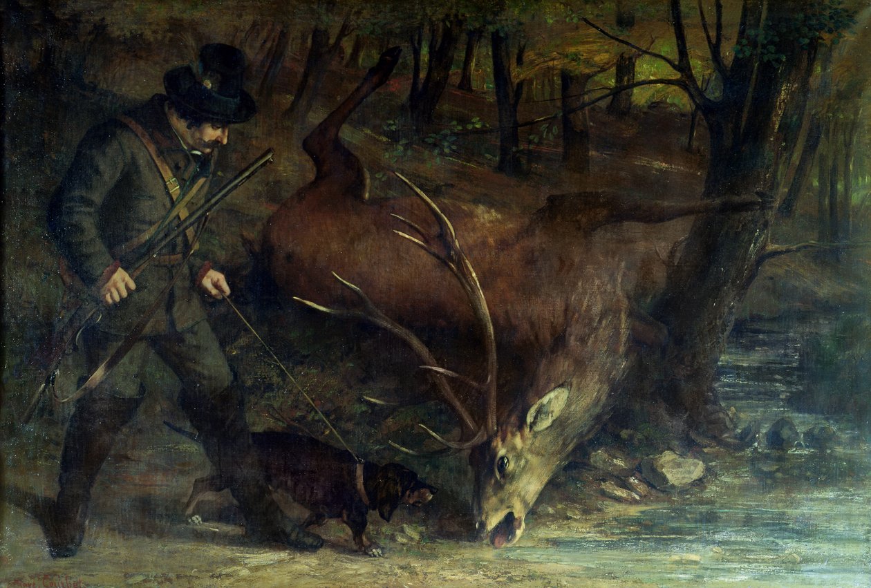La Mort du cerf, 1859 - Gustave Courbet