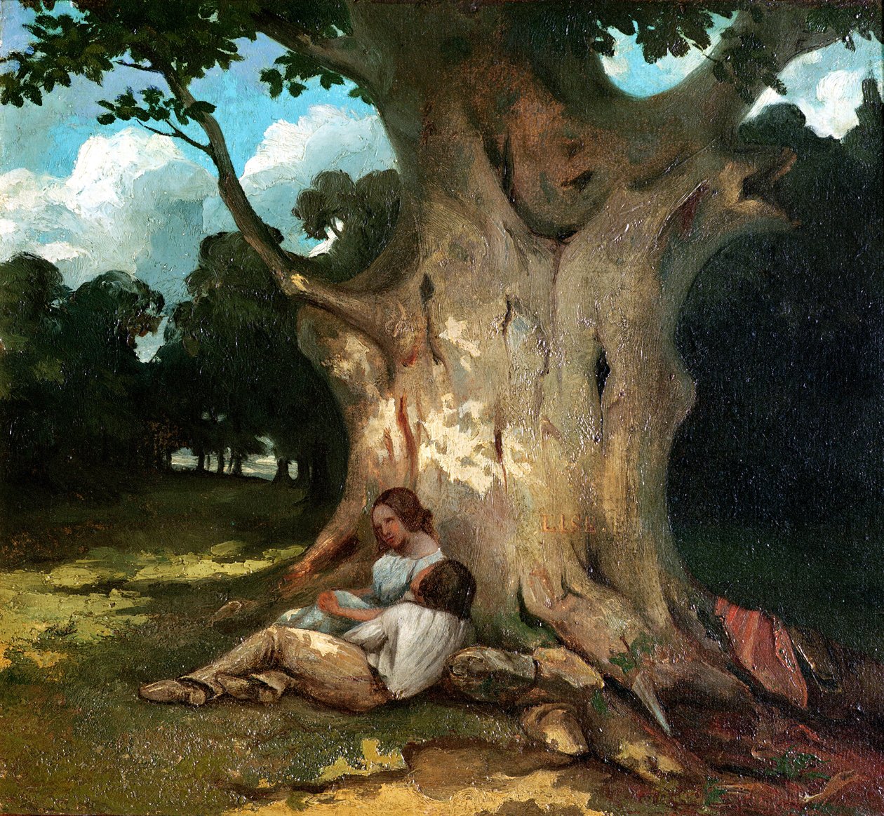 Le grand chêne - Gustave Courbet