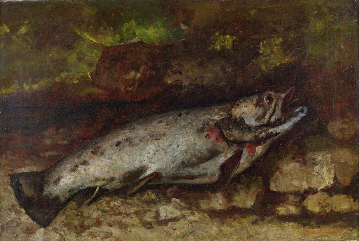 La Truite, 1873 - Gustave Courbet