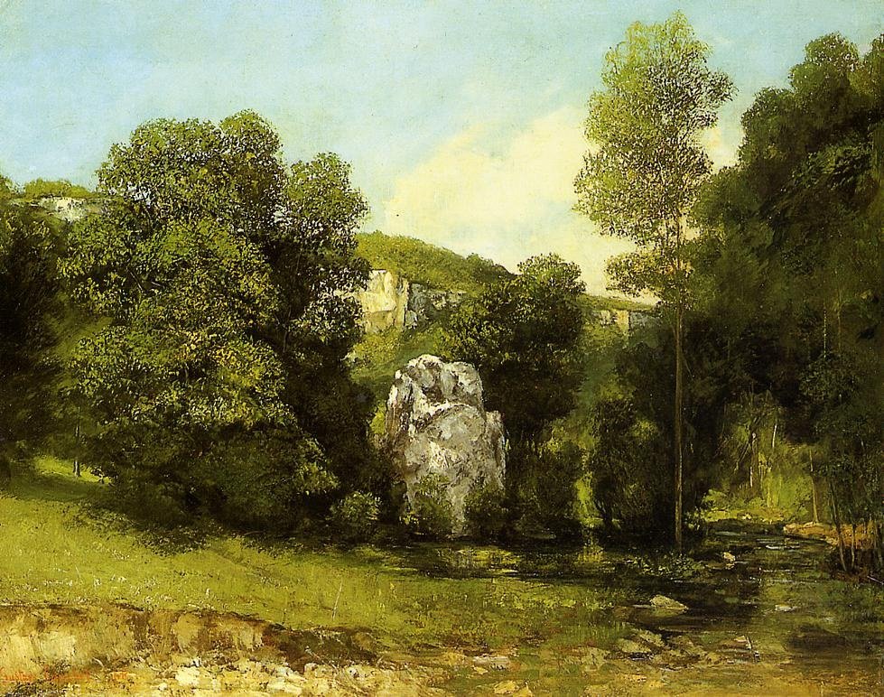 Le ruisseau la Brème - Gustave Courbet