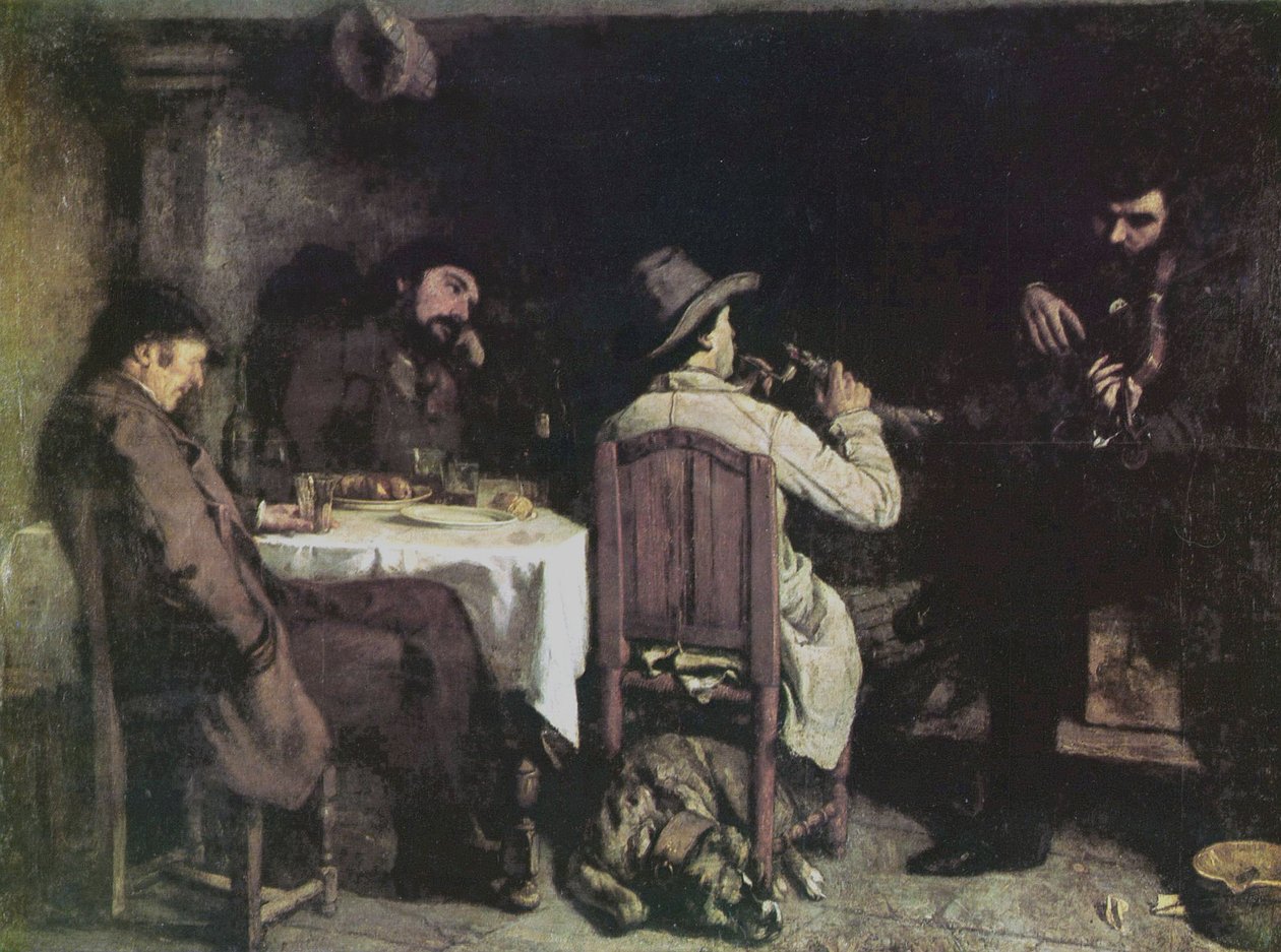 Une après-dinée à Ornans - Gustave Courbet