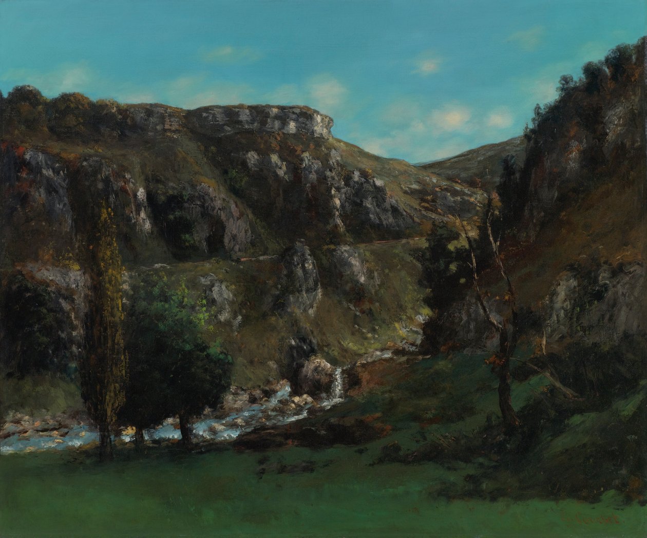 Vallée de la Laloue près de Mouthiers-Haute-Pierre - Gustave Courbet